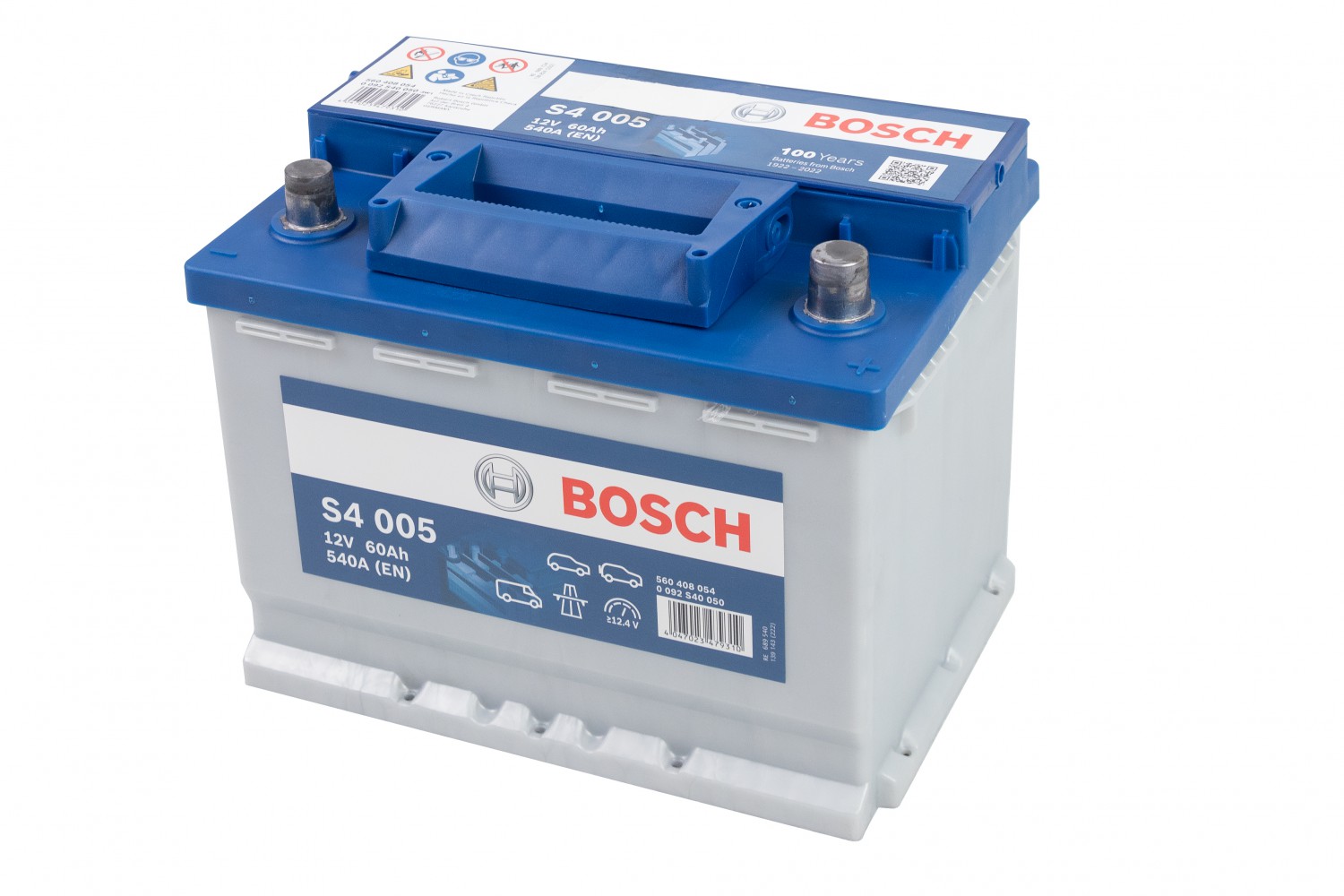 АКУМУЛЯТОР BOSCH 12В/60АГ/540А/14,69КГ